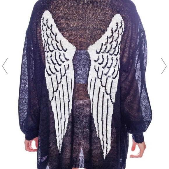 angel wing cardigan